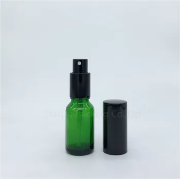 100BUC 5 ml/10ml/15ml/20ml/30ml/50ml/100ml Gol de Sticlă Verde Sticla cu Pulverizator Parfum Container de unică folosință Cosmetice Atomizor Sticle