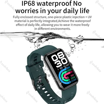 2021 Noi Femeile Ceas Inteligent Bărbați IP68 rezistent la apa Tensiunii Arteriale de Oxigen din Sange Fitness Tracker Apel Memento Pentru Smartwatch Huawei
