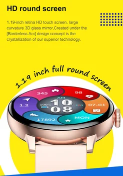2021 Noi Femeile Ceas Inteligent Pentru Xiaomi Bluetooth Full Touch Smartwatch Monitor De Ritm Cardiac Impermeabil Bărbați Sportswatch