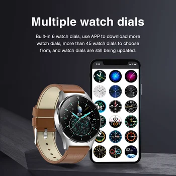 Ceas inteligent Bărbați 1.28 inch Touch Screen Full IP68 Impermeabil Bluetooth 5.0 Sport Tracker de Fitness Smartwatch Pentru Android IOS