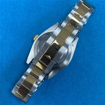 Din Oțel inoxidabil 39MM Caz Ceas + Curea de Ceas pentru Miyota 8215 Mingzhu 8215/2813 Mișcare Ceas de Reparații Parte