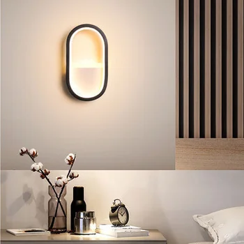 Led-uri moderne minge de sticlă luminaria deco maison led-uri lumina de perete home deco espelho dinging cameră lampa
