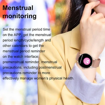 MAFAM DT2 PK DT88 PRO Smart Watch Femei Fitness Tracker Monitor de Sănătate, Ceasuri pentru Doamna de apelare Bluetooth Smartwatch de sex Feminin