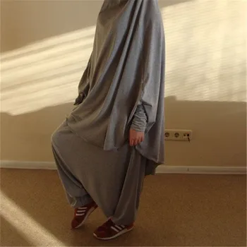 Musulman Moda Femei Abaya Dubai Fusta Lunga Turcia Caftan Maroc Musulmane Islam Robe Longue Femme Supradimensionat Doamnă Halat De Costum