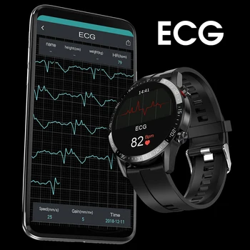 Noi L13 Ceas Inteligent Bărbați IP68 rezistent la apa ECG PPG Apel Tensiunii Arteriale Rata de Inima Fitness Tracker Sport Smartwatch