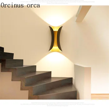 Nordic minimalist modern, LED lampă de perete scara coridor intrare dormitor lampă de noptieră personalizate creative lampă de perete