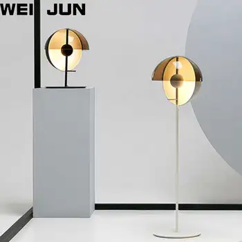 Post-modernă cu Led-uri Lampă de Masă Creative Masă de Sticlă Camera de zi Lumina de pe Noptiera Dormitor Birou Minimalist Noptieră lampa E27 Nordice