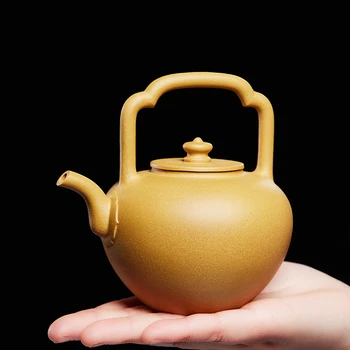Yixing recomandat pure de mână-a făcut ceai singură oală de ustensile de uz casnic ceainic mare capacitate celebru minereu de noroi grindă