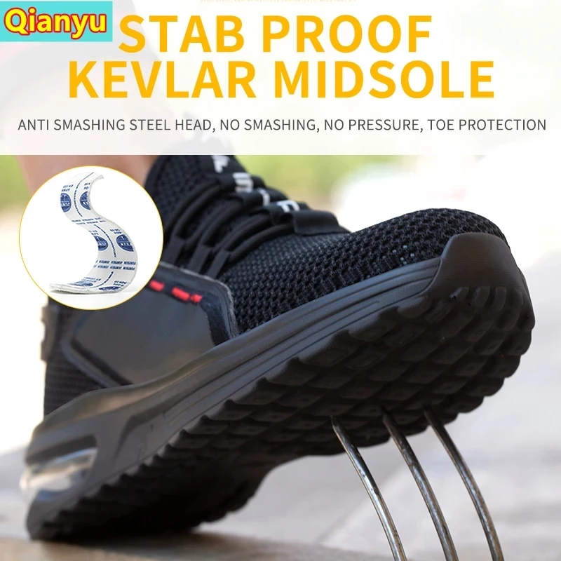 Less display Joke Ușor Respirabil Adidași Bărbați și Femei Bombeu Metalic Munca încălțăminte  De Protecție Puncție-dovada Cizme Indestructibil Ryder Pantofi Pantofi  lucru blana > top ~ Belveo.ro