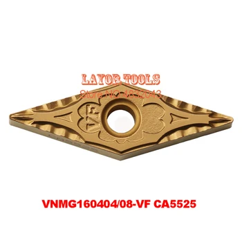 10BUC VNMG160404-VF CA5525/VNMG160408-VF CA5525, Introduce Pentru Oțel Hardmetal Potrivire Standard de Cotitură Insertii