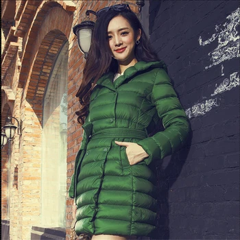 2020 Noua Moda 90% Rață Jos Jacheta de Iarna pentru Femei Brand Maneca Lunga, Hanorac cu mult Timp în Plus Dimensiune Palton Casual Cu Eșarfe CC283