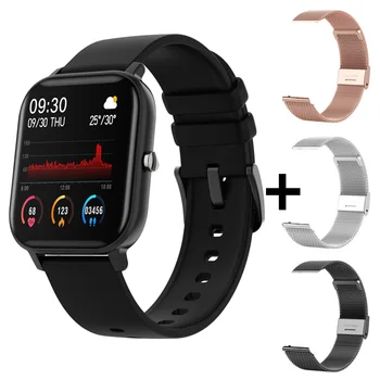 2021 Noul P8 Ecran Color Smart Watch Femei barbati Full Touch de Fitness Tracker Tensiunii Arteriale Ceas Inteligent Femei Smartwatch pentru Xiaomi