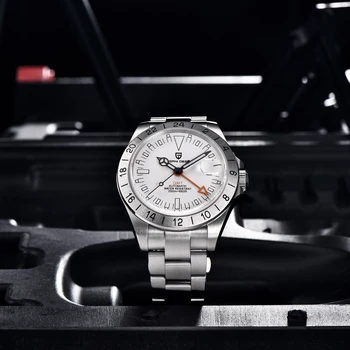 2021 PAGANI Design Nou Brand de Top de Lux Bărbați cuarț Ceas din Oțel Inoxidabil rezistent la apa Strălucire Pointer GMT Ceas Reloj