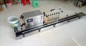 6 Capete Complet Automat Lichid de Umplere masini de 10-500ml INOXIDABIL