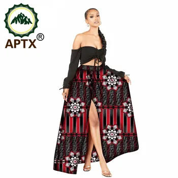 Africa De Îmbrăcăminte Pentru Femei Ankara Stil Fusta Lunga Iarnă Etaj Lungime Prințesă African Wax Bumbac Pur Doamna Eleganta Colorate