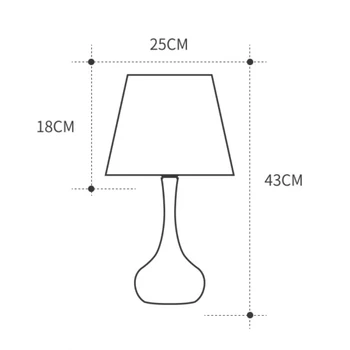 American Simplă Formă de Picătură de Fier Lampă de Corpul Material Abajur Lumina de Noapte în Dormitorul de Lângă Lampa de Masa din Camera de zi Decor Studiu LED E27