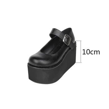 Angelic amprenta New Sosire stil Lolita Femei Pompe de pantofi cu Toc Platforma femei printesa rochie de petrecere, pantofi mărimea 35-46 8029