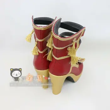 Anime Shin Sangokumusou Dynasty Warriors 8 Da Qiao Pantofi Cosplay Femei Pantofi Rosii O