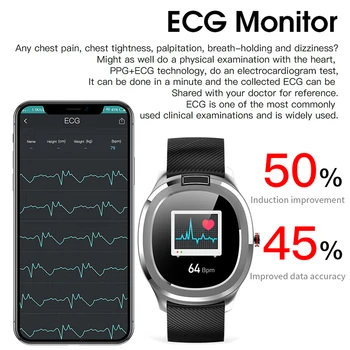 Ceas Inteligent Bluetooth4.0 Ceas Inteligent 1.3 Atinge Srcreen Bărbați Femei Sport Ceas cu Heart Rate Monitor Smarband pentru IOS, Android Telefon