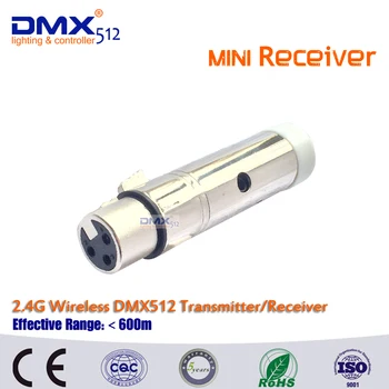 DHL Transport Gratuit wireless controler dmx XLR 3pin DMX512 transmițător wireless &11pcs mini receptor în dj petrecere disco lumini