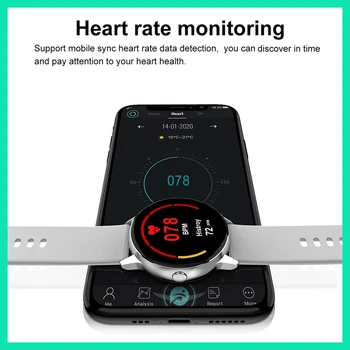 Dispozitivele Portabile inteligente DT88 PRO Full Touch Smart Watch Femei rezistent la apa Bratara ECG Heart Rate Monitor de Monitorizare de Somn Ceas
