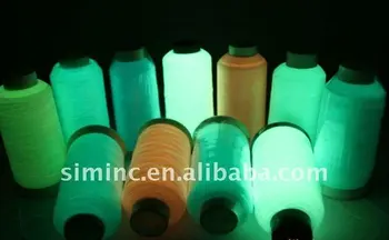 Fierbinte selling15 bobine 1000m strălucire în întuneric fir+clare cutie de plastic. 3 bobine*5 culori+ transport gratuit