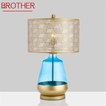 FRATELE Contemporane de Masă Lămpi Decorative Design Creativ E27 lampa de Birou Acasă cu LED-uri Pentru Hol Living Dormitor Birou