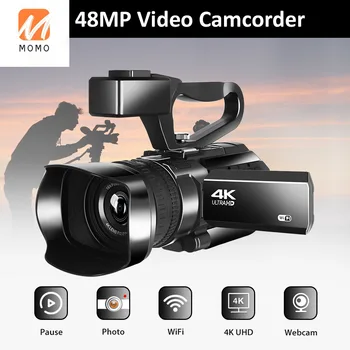 Hot Nou Handheld HD aparat de Fotografiat Digital 4K de Conferințe Video Scurt Camera Video