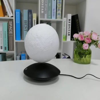 LED Lumina de Noapte Levitație Magnetică Moon 3D, Lampa de 360 de Rotație Floating Touch Romantic Cadou de Decorațiuni interioare Pentru Dormitor Birou