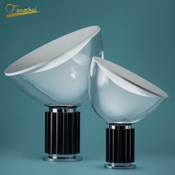 LED-uri moderne de Sticlă Lampă de Masă Moderne, Creative, Radar Forma Decorativ de Masă Lampă de Noptieră Lampa Decor Interior Lampă de Masă