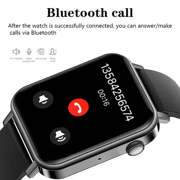 LIGE Ceas Inteligent Oameni Complet Tactil Tracker de Fitness Ceasuri de Ritm Cardiac Bluetooth Inteligent Apel Ceas Sport Femei Smartwatch pentru Xiaomi