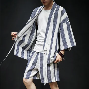 Men ' s Bumbac Lenjerie de Costume Tradiționale Chineze Costum Kung Fu Tai Chi Îmbrăcăminte Set Tricou+pantaloni Scurți Respirabil Tang Costum NC-098