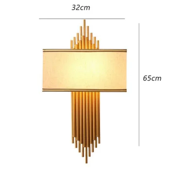 Modern de Aur de Lux Lampa de Perete Material Decor Acasă Sconces Perete pentru Camera de zi Dormitor Baie Interioară corp de iluminat Decor