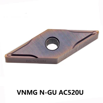 Original VNMG160408 Strung Cutter Insertii Carbură VNMG160404N-GU VNMG160408N-GU AC520U AC530U VNMG VNMG160404 cuțit de Strunjire CNC
