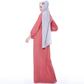 Pakistanez Arabă Rochii Elbise Indonezia Halat Musulmane Longue Caftan Abaya Vestido Lunares Longo Musulman Rochie Caftan Islamic