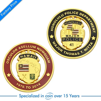 Personalizate Ieftine Aur Militare Monede personalizate de înaltă calitate reduce gol monede de metal