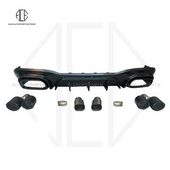 Real Fibra de Carbon Auto Body Kit Fata Bara Spate Buza Difuzor de Aer de Ventilație praguri Laterale Pentru Benz AMG GT50 GT53 Auto Body Kit 19-20