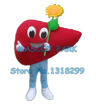 Roșu de floarea-soarelui mascota costum personalizat personalizate dimensiune adult personaj de desene animate cosply costum de carnaval 3353
