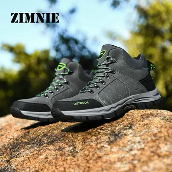 ZIMNIE Bărbați Drumeții de Iarnă Cizme în aer liber, Drumeții Cizme Barbati Modă Plus Dimensiune 39~48 Adidași de Înaltă Calitate Cald de Fitness Pantofi