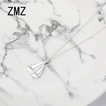 ZMZ 50pcs/lot Europa/US moda navigatie pandantiv drăguț navigatie colier cadou pentru mama/prietena petrecere de aur/argint bijuterii