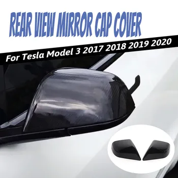 Înlocuirea Partea de Styling Auto pentru Tesla Model 3 Model3 Tesla M3 2017-2021 Fibra de Carbon Model de Oglinda Retrovizoare Capac